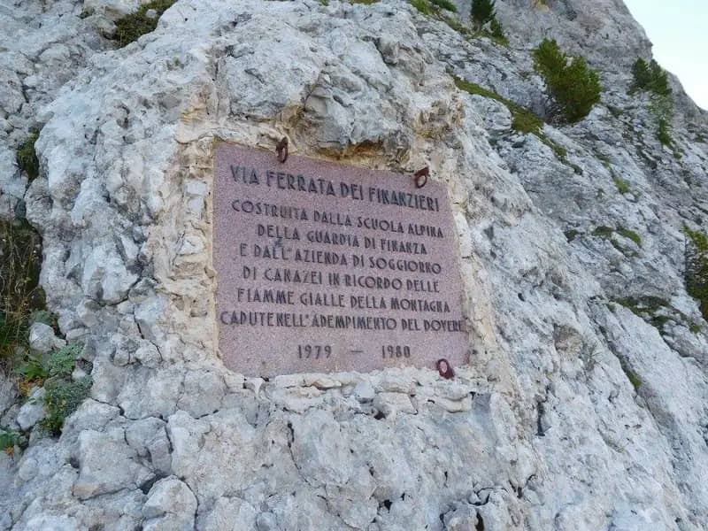 Ferrata dei Finanzieri al Colac