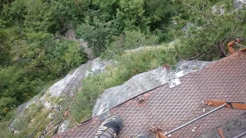 Ferrata dell'Amicizia a Cima Sat