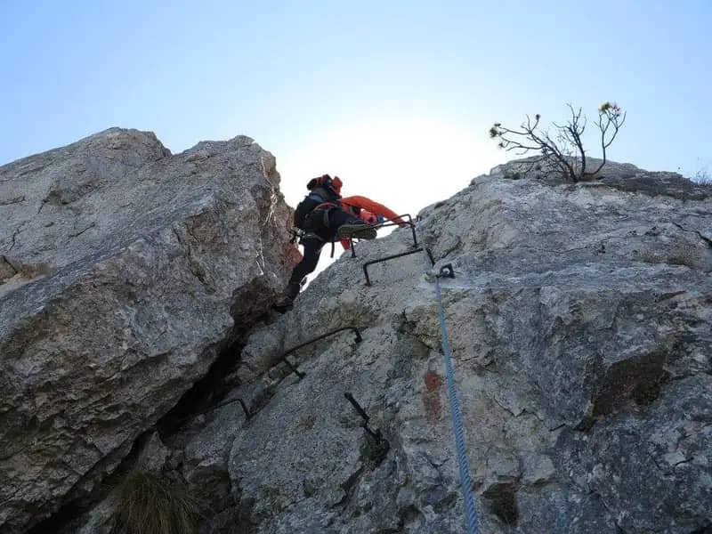 Ferrata dell'Amicizia a Cima Sat