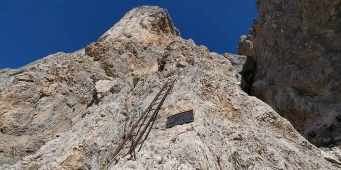 Ferrata Piccolin a Cima Auta
