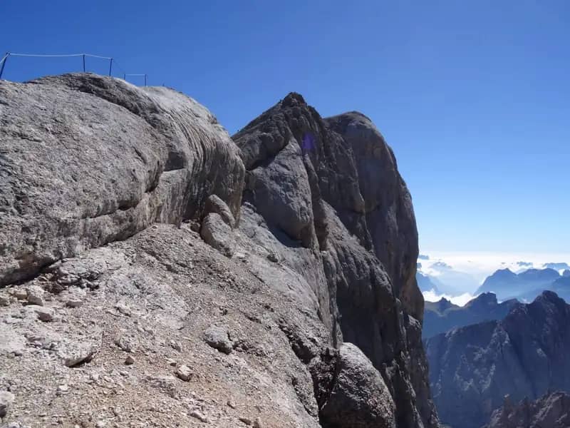 Ferrata Punta Penia alla Marmolada