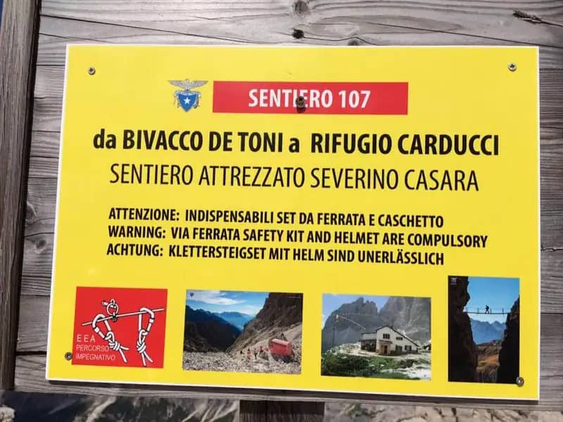 Ferrata Casara alla Croda dei Toni