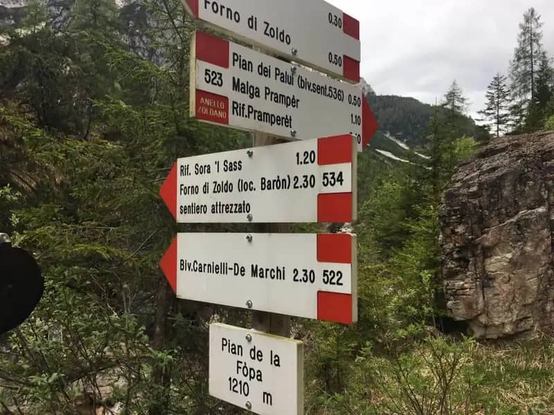 Ferrata Sora el Sass