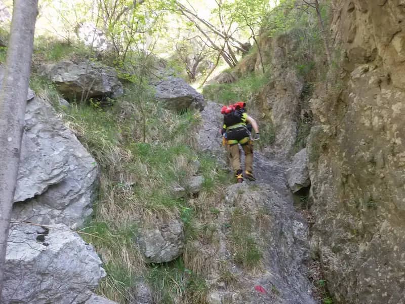 Ferrata al Canalone Belasa