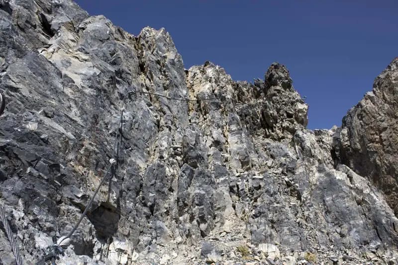 via ferrata Ferrata degli Alpini Oronaye