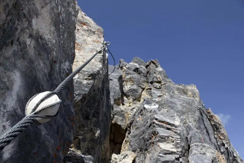 via ferrata Ferrata degli Alpini Oronaye