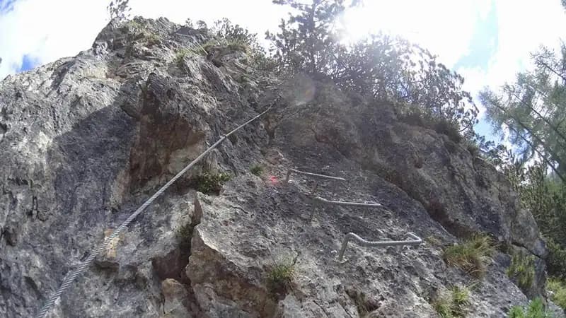 via ferrata Ferrata del Canalone