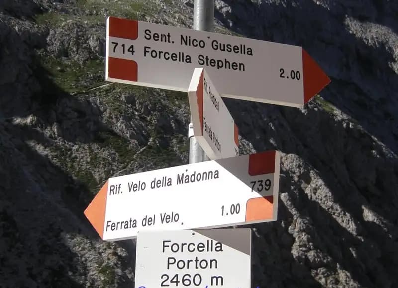via ferrata Ferrata del Porton