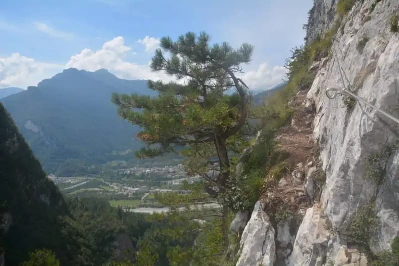 via ferrata Ferrata della Memoria al Vajont