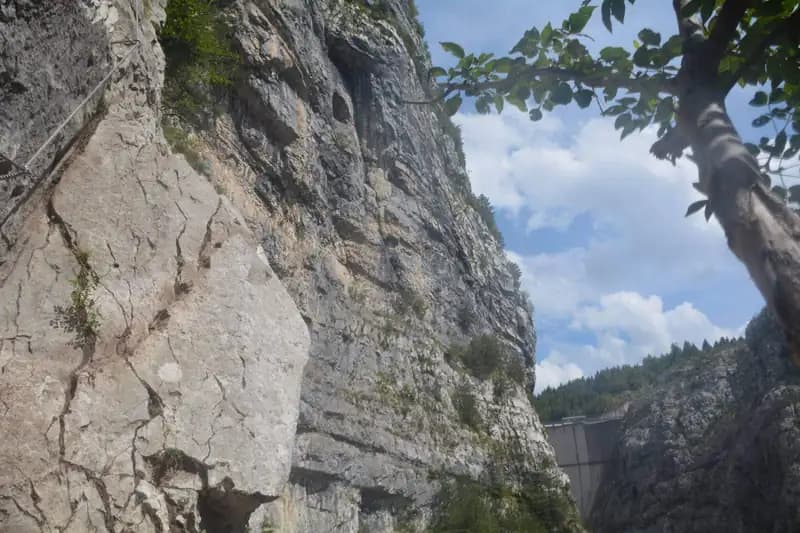 via ferrata Ferrata della Memoria al Vajont
