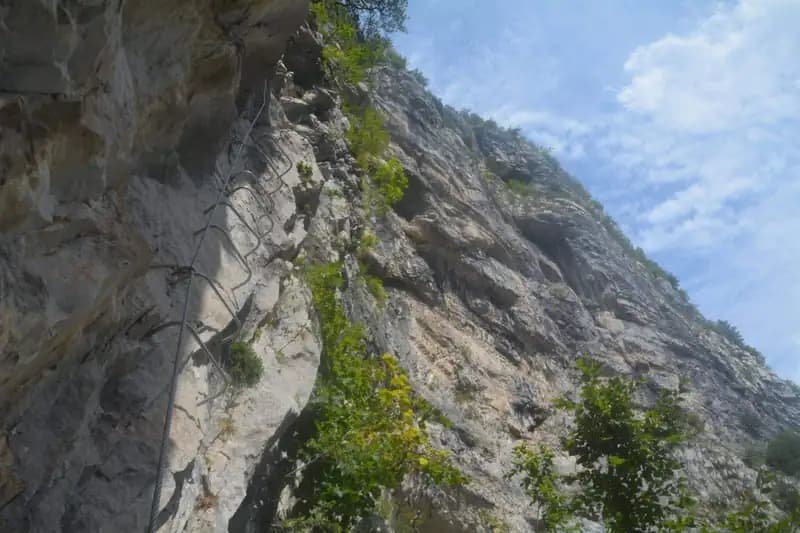 via ferrata Ferrata della Memoria al Vajont