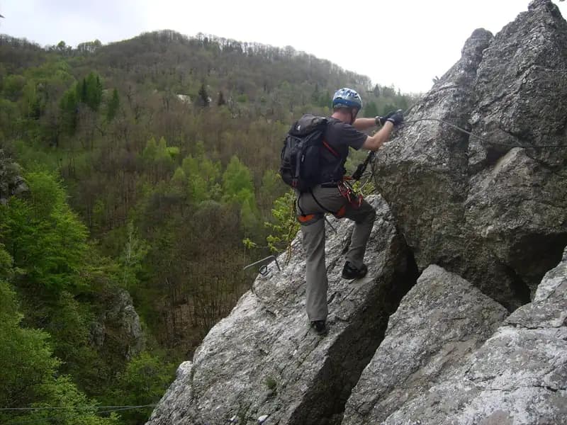 via ferrata Ferrata Rocca dei Corvi