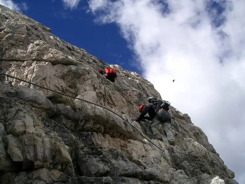 via ferrata Ferrata delle Scalette Torre di Toblin