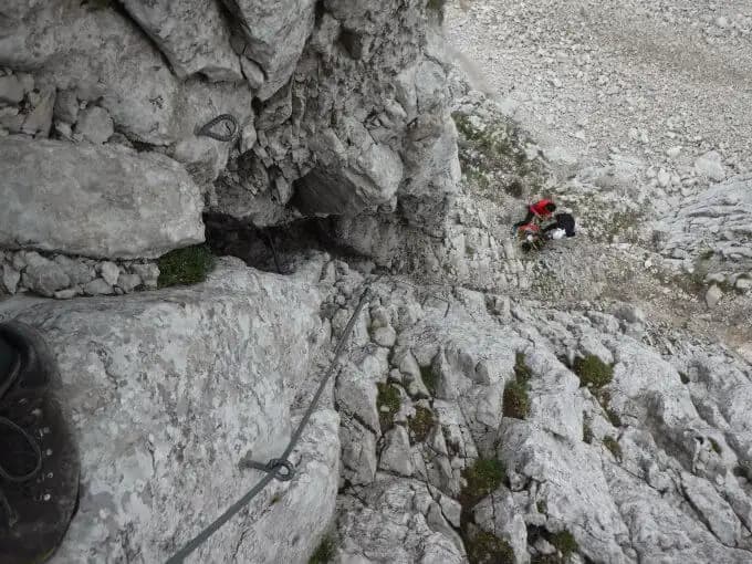 via ferrata Ferrata delle Taccole al Baldo