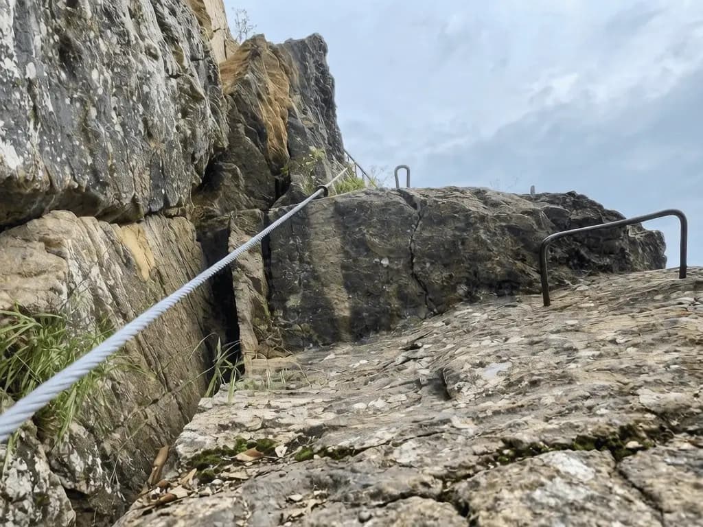 via ferrata Ferrata della Pietra di Bismantova
