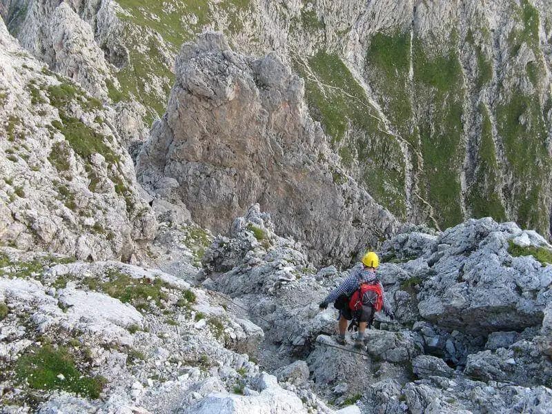 via ferrata Ferrata Buzzati al Cimerlo