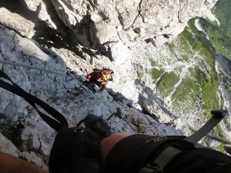 via ferrata Ferrata Amalia al Jof Montasio
