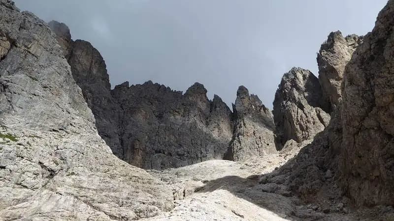 via ferrata Ferrata Fiamme Gialle alla Croda Granda