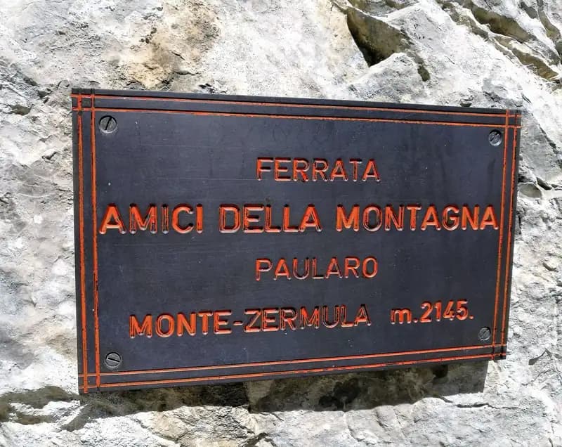 via ferrata Ferrata al Monte Zermula