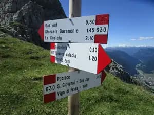 via ferrata Ferrata Gadotti al Sass Aut