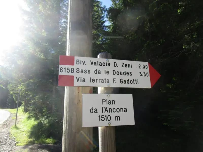 via ferrata Ferrata Gadotti al Sass Aut