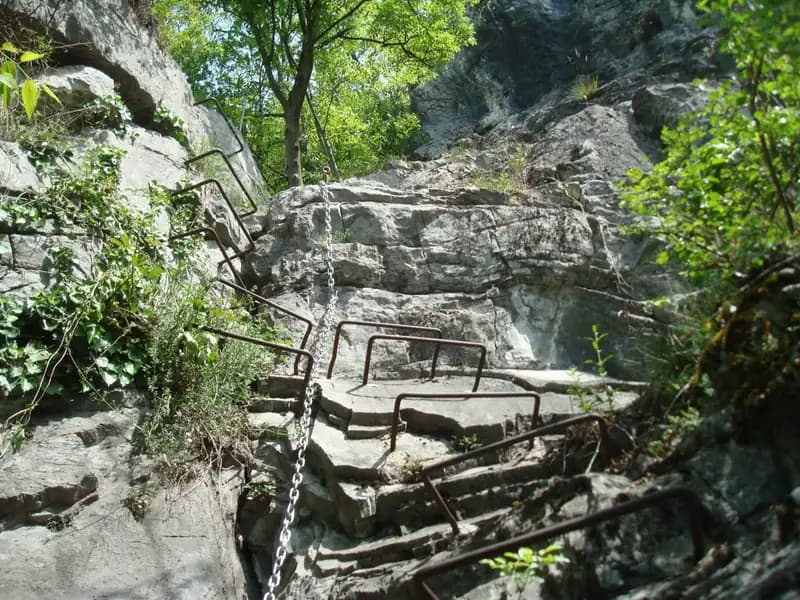 via ferrata Ferrata della Galleria di Morcate