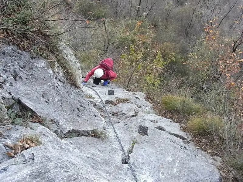 via ferrata Ferrata Gamma 1