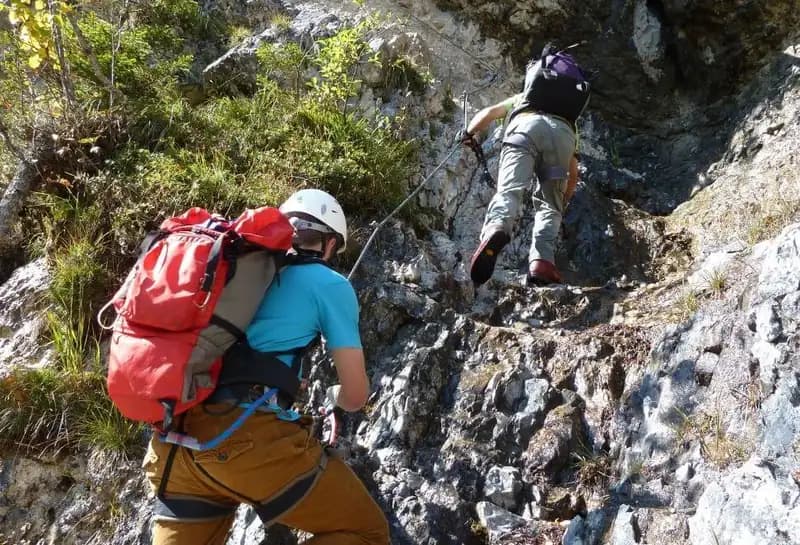 via ferrata Ferrata Cascate Fanes