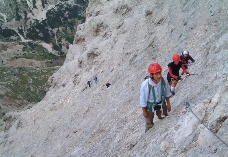via ferrata Ferrata Lipella alla Tofana di Rozes