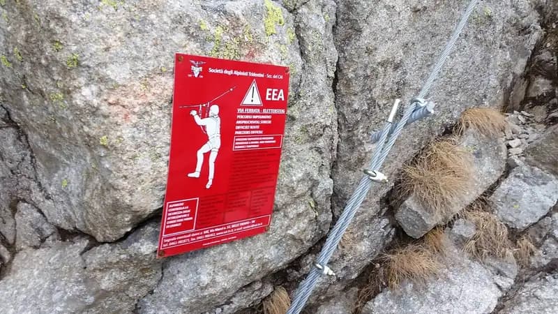 via ferrata Ferrata Gabrielli a Cima d'Asta