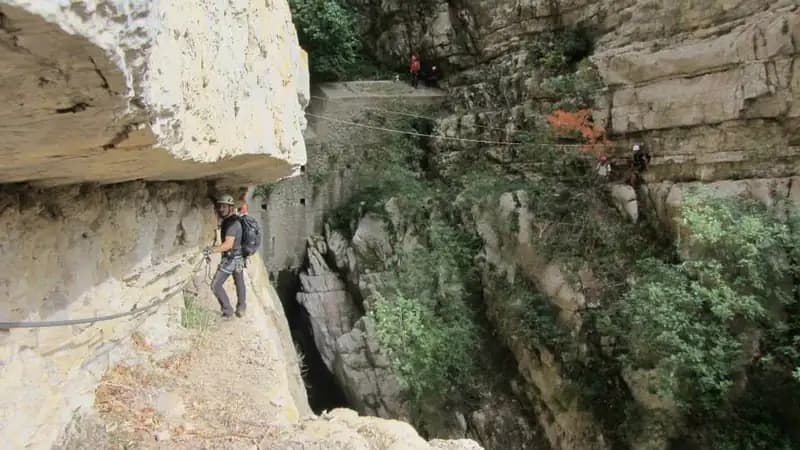via ferrata Ferrata Gravina