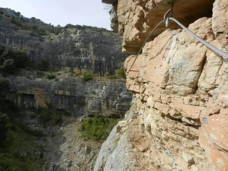 via ferrata Ferrata Gravina