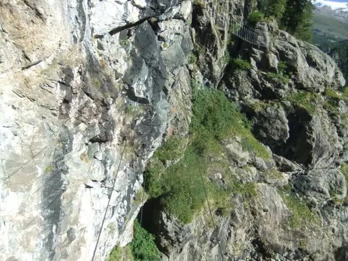 via ferrata Ferrata delle Guide di Gressoney