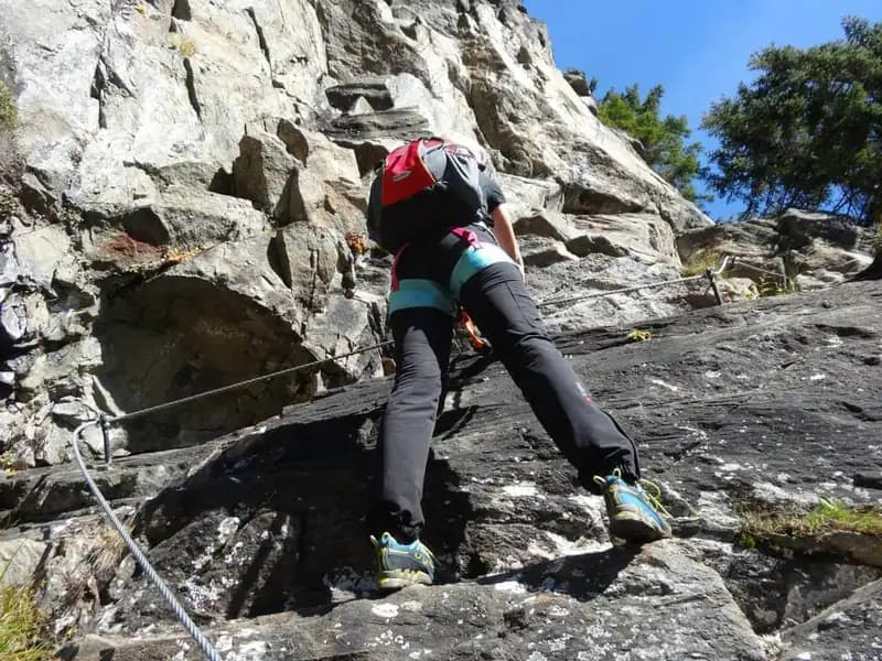 via ferrata Ferrata Lampskopf