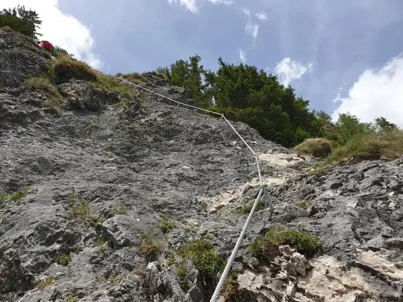 via ferrata Ferrata Les Cordes