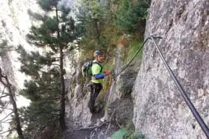 via ferrata Ferrata del Bunker