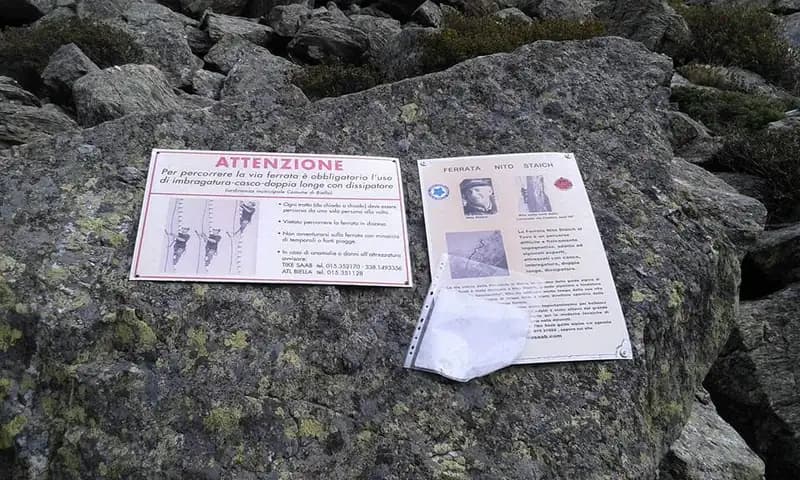 via ferrata Ferrata Nito Staich