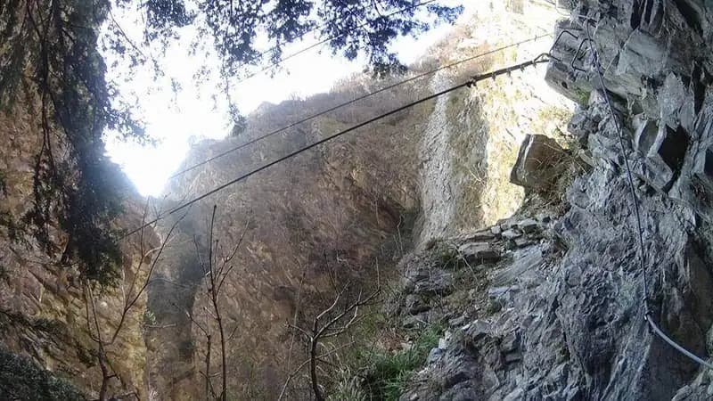 via ferrata Ferrata Orrido di Foresto