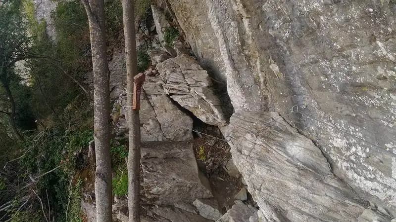 via ferrata Ferrata Ovest o dell'Ultimo Sole