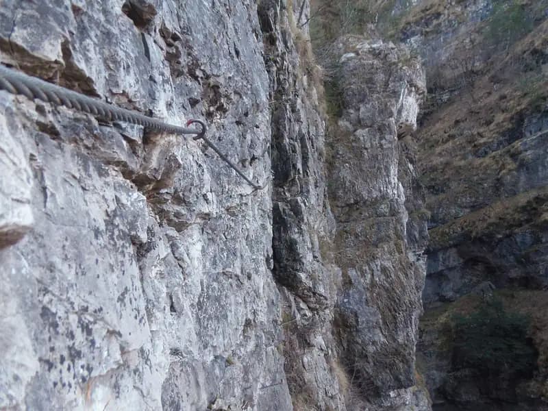 via ferrata Ferrata Palestra di Roccia Val Gallina
