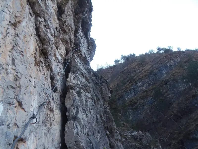 via ferrata Ferrata Palestra di Roccia Val Gallina