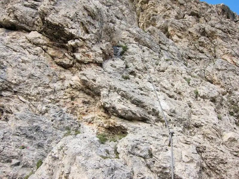 via ferrata Ferrata del Piccolo Cir