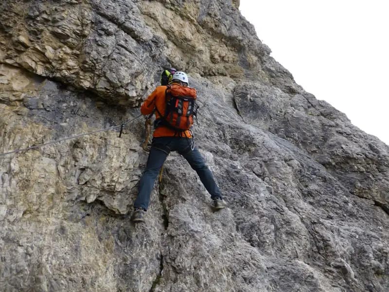 via ferrata Ferrata Piz da Lech