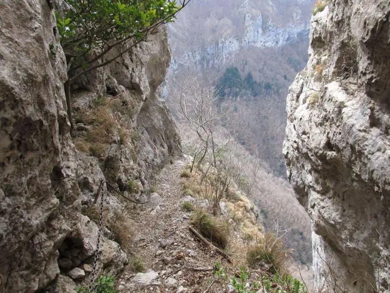 via ferrata Ferrata del Procinto