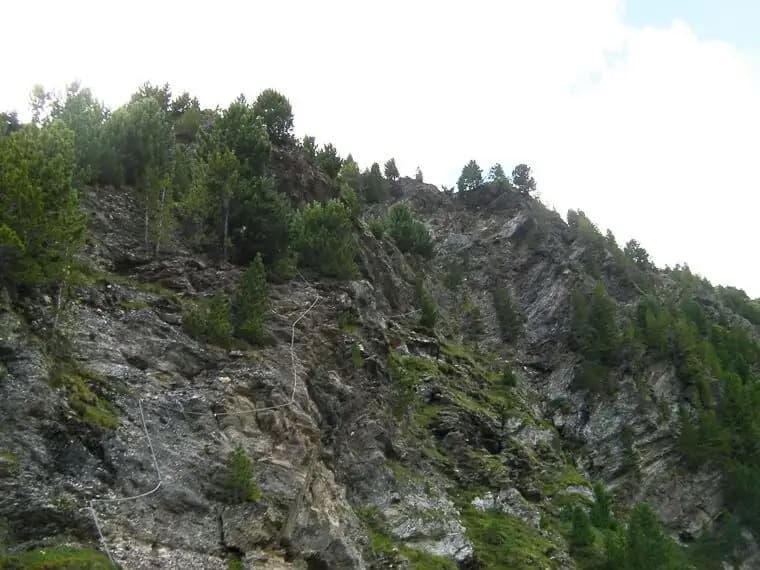 via ferrata Ferrata di Punta Marmotta