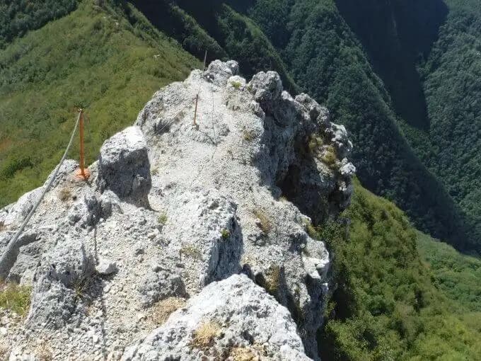 via ferrata Ferrata Salvatori alla Pania Forata