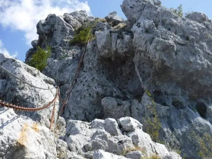 via ferrata Ferrata Salvatori alla Pania Forata