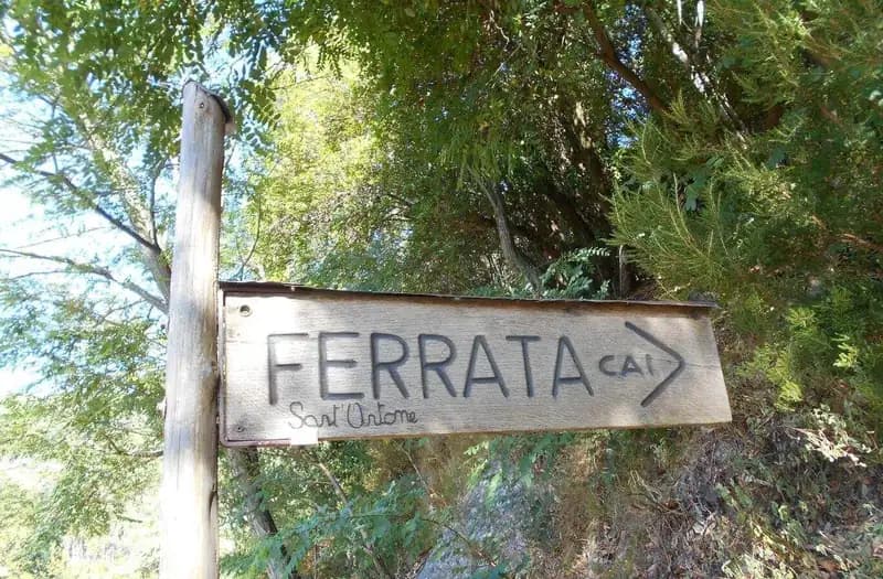 via ferrata Ferrata Sant'Antone