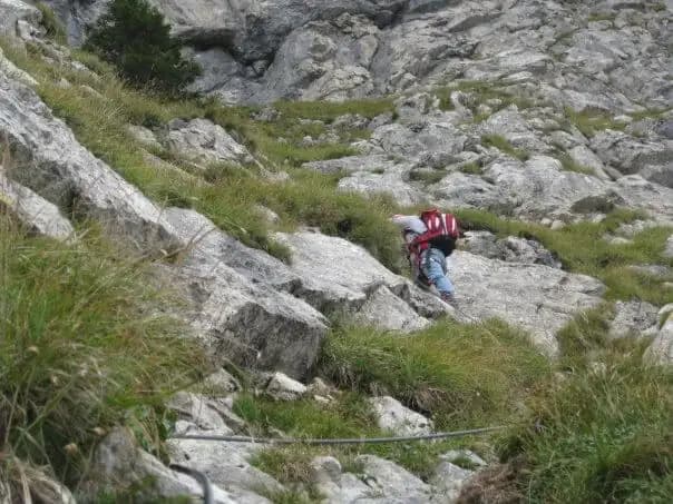 via ferrata Ferrata Steinbergerweg