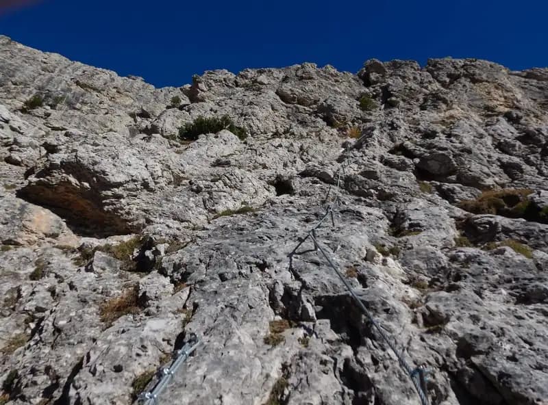 via ferrata Ferrata Fusetti al Sass de Stria